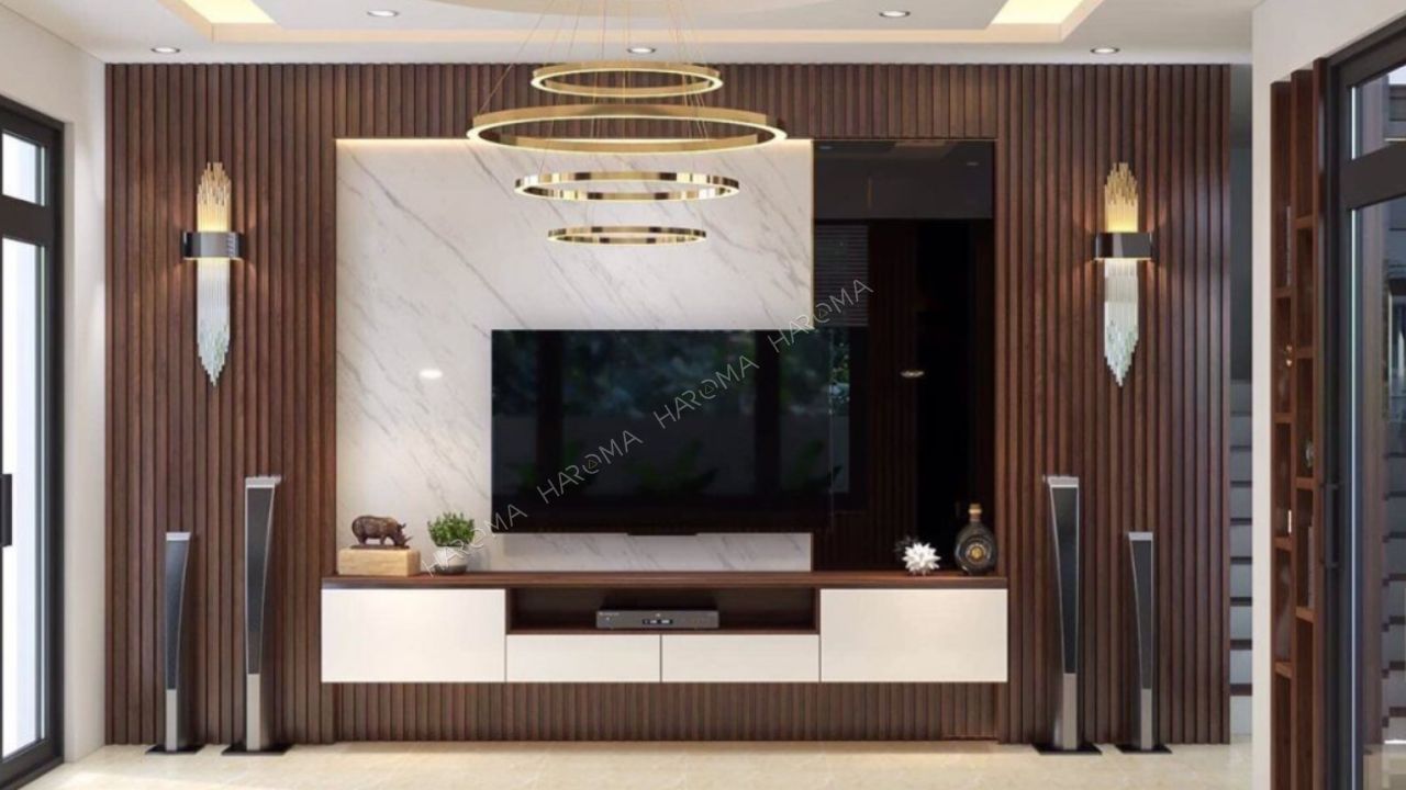 12 mẫu vách tivi chung cư đáng làm nhất + 4 phong cách đẹp bền xu hướng