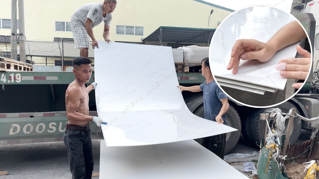 Địa chỉ bán tấm PVC vân đá tại Hà Tĩnh chính hãng giúp đảm bảo chất lượng