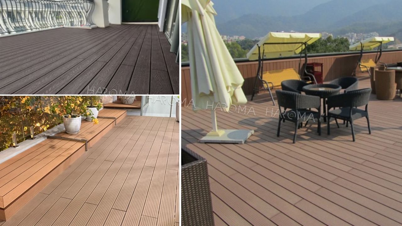 Nâng cấp sân thượng bê tông thành khu thư giãn tuyệt đẹp với sàn gỗ nhựa ngoài trời