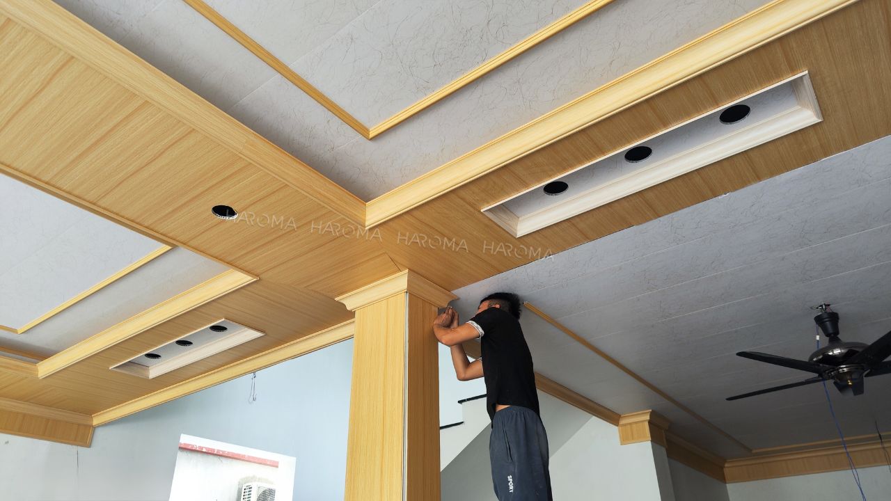 6 phụ kiện hoàn thiện ốp tường, trần nhựa chuẩn đẹp 2025