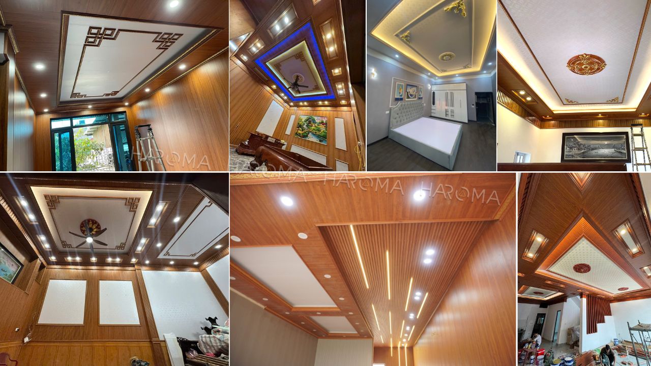 Cách thi công trần nhựa giật cấp chuẩn từ thợ chuyên nghiệp