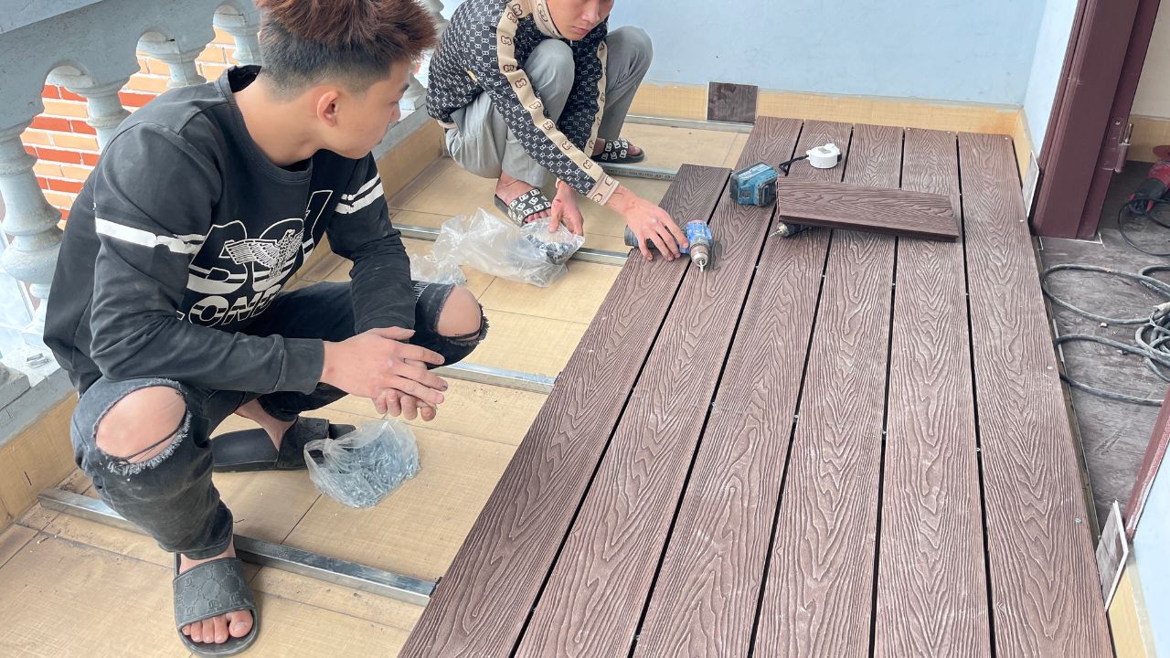 Tối ưu không gian, nâng trải nghiệm sống với sàn gỗ nhựa ngoài trời