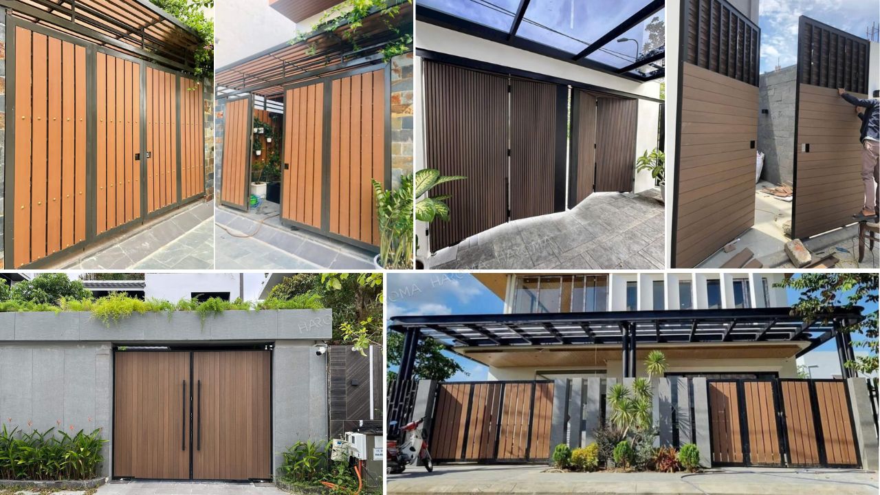 Thi công cổng gỗ nhựa đúng kỹ thuật – 4 chi tiết bắt buộc phải biết để không tốn tiền oan