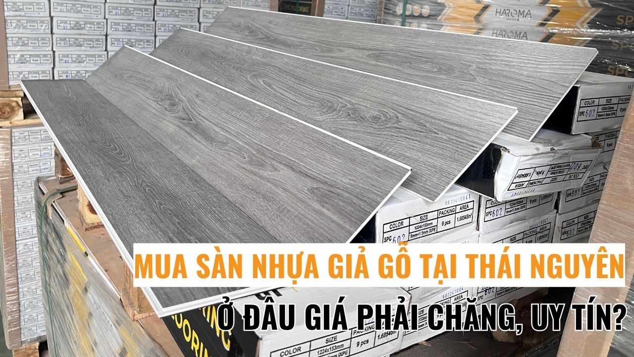 Mua sàn nhựa giả gỗ tại Thái Nguyên ở đâu giá phải chăng, uy tín?
