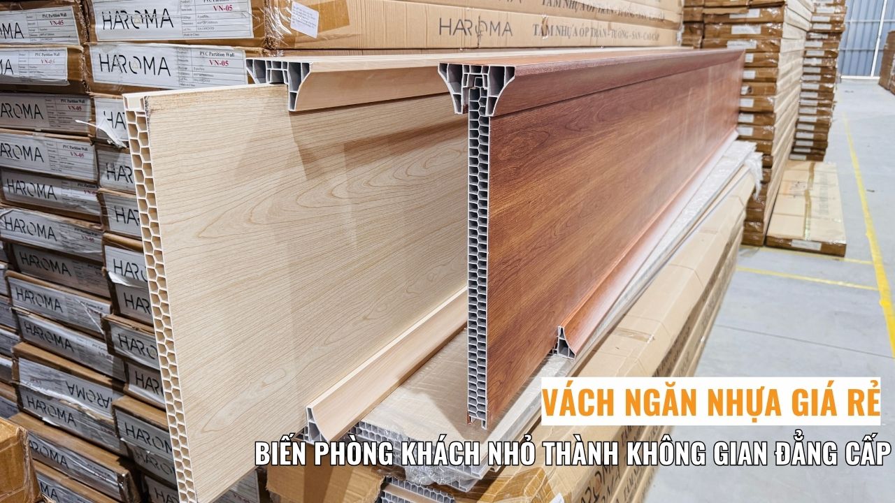 Vách ngăn nhựa giá rẻ – Biến phòng khách nhỏ thành không gian đẳng cấp