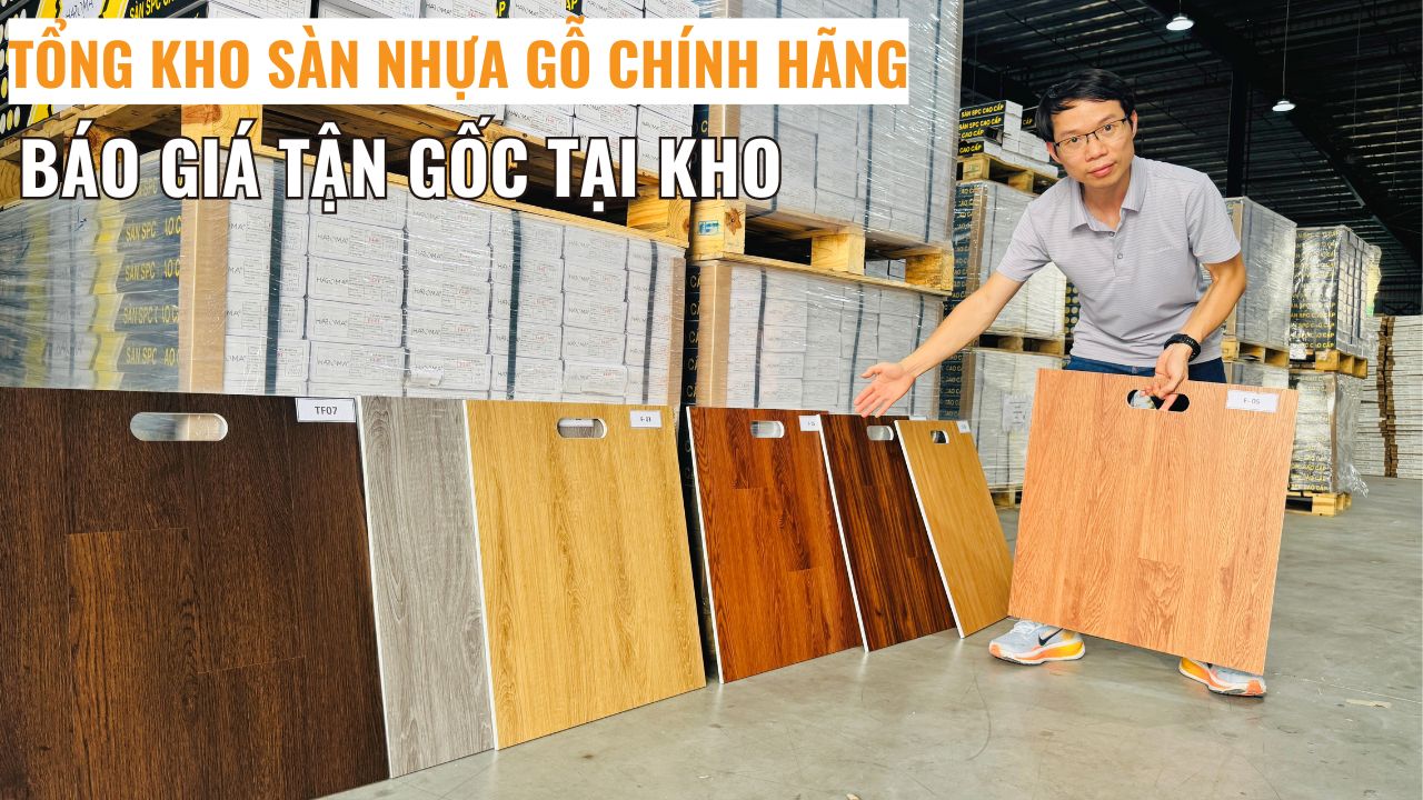 Tổng kho sàn nhựa giả vân gỗ chính hãng – Báo giá tận gốc tại kho