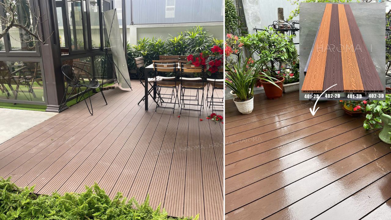 Các loại sàn nhựa tại Tổng kho Haroma và ứng dụng thực tế