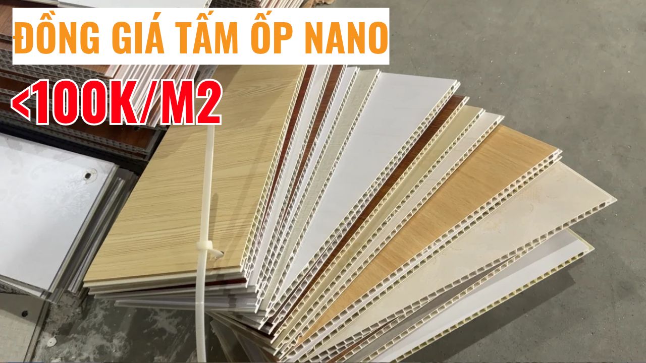 Báo giá tấm ốp Nano trung và cao cấp cuối tháng 10