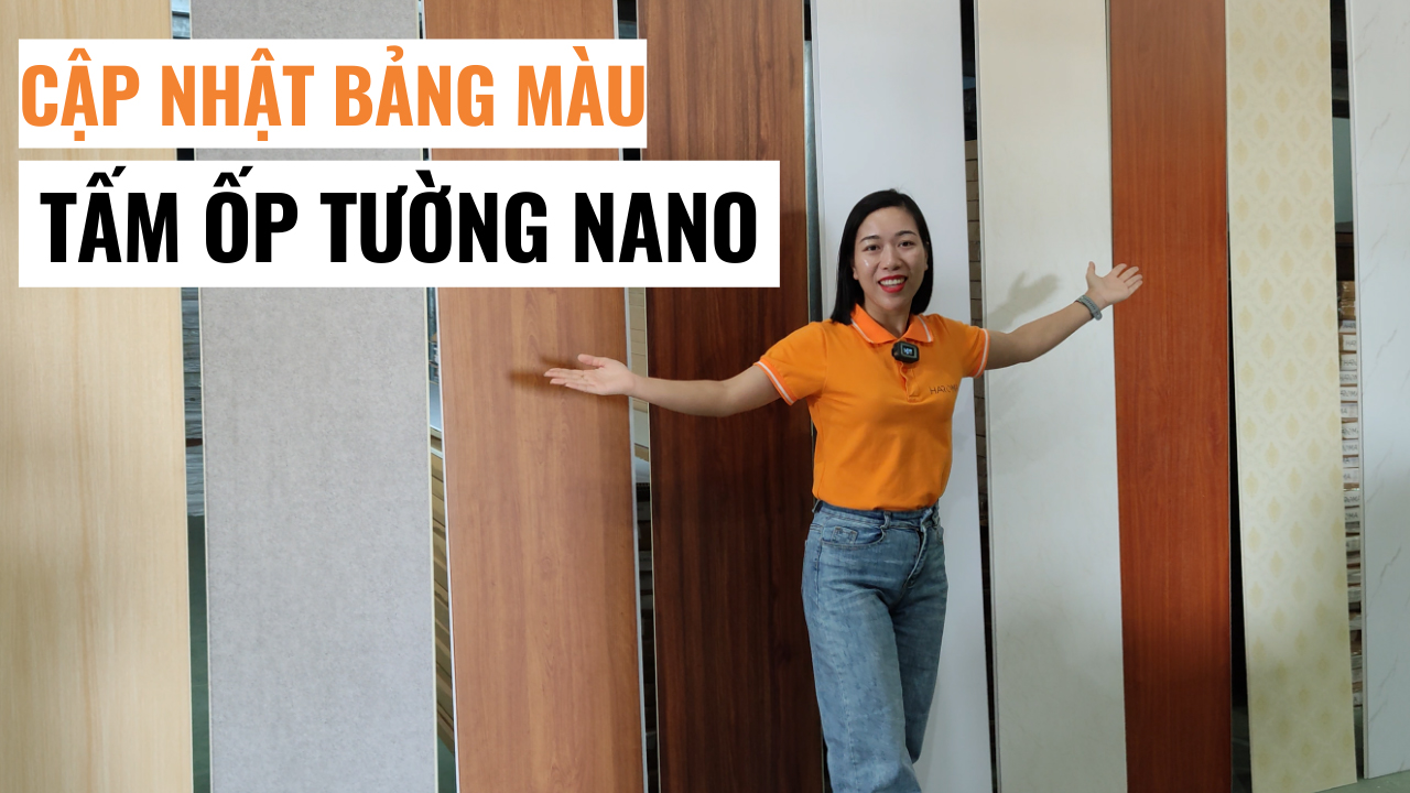 Tổng hợp bảng màu các loại tấm nhựa ốp tường nano mới nhất