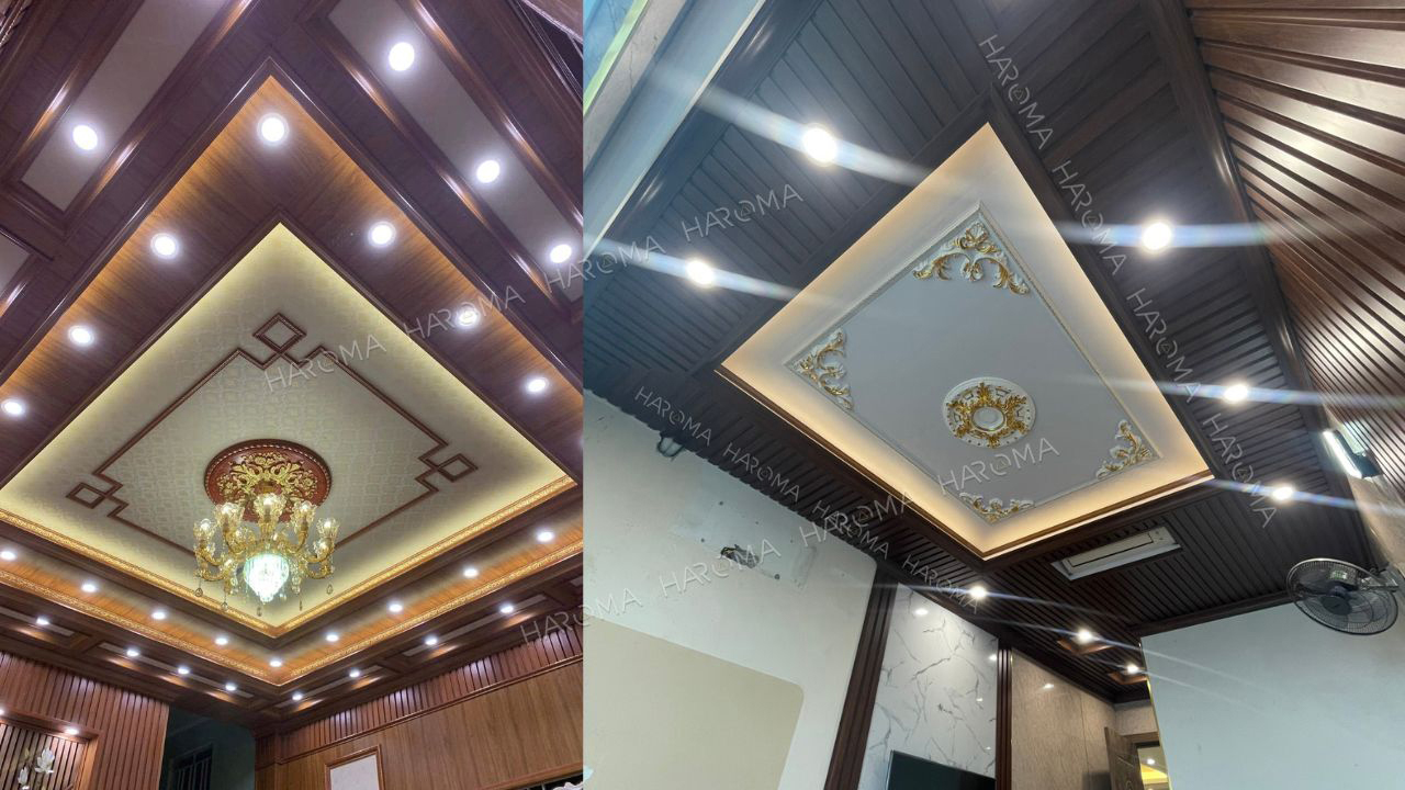 Nên dùng trần nhựa hay trần thạch cao?