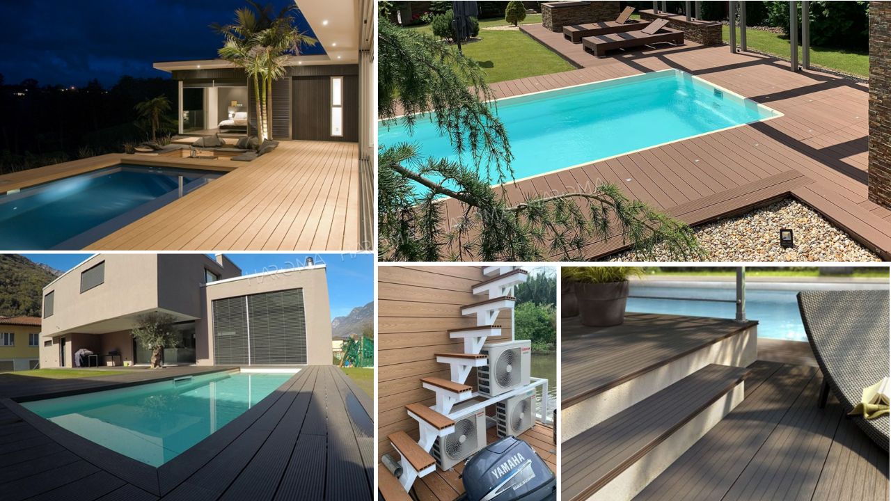 Nâng cấp sân thượng bê tông thành khu thư giãn tuyệt đẹp với sàn gỗ nhựa ngoài trời